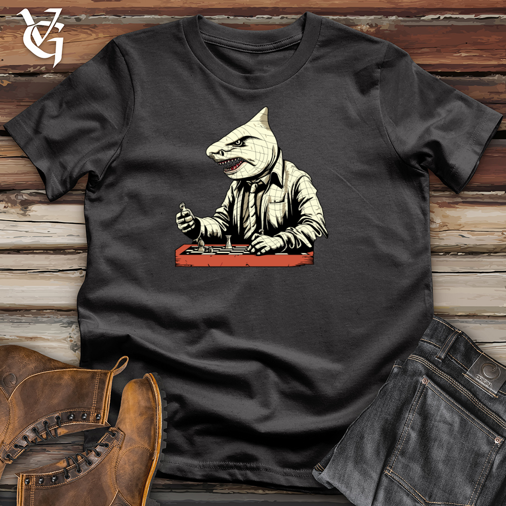 Strategic Shark Moves Cotton Tee