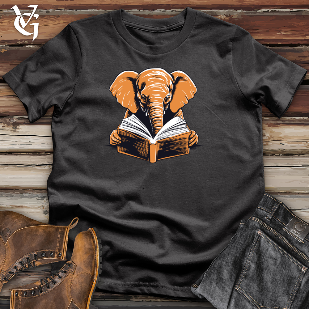 Bookish Pachyderm Cotton Tee
