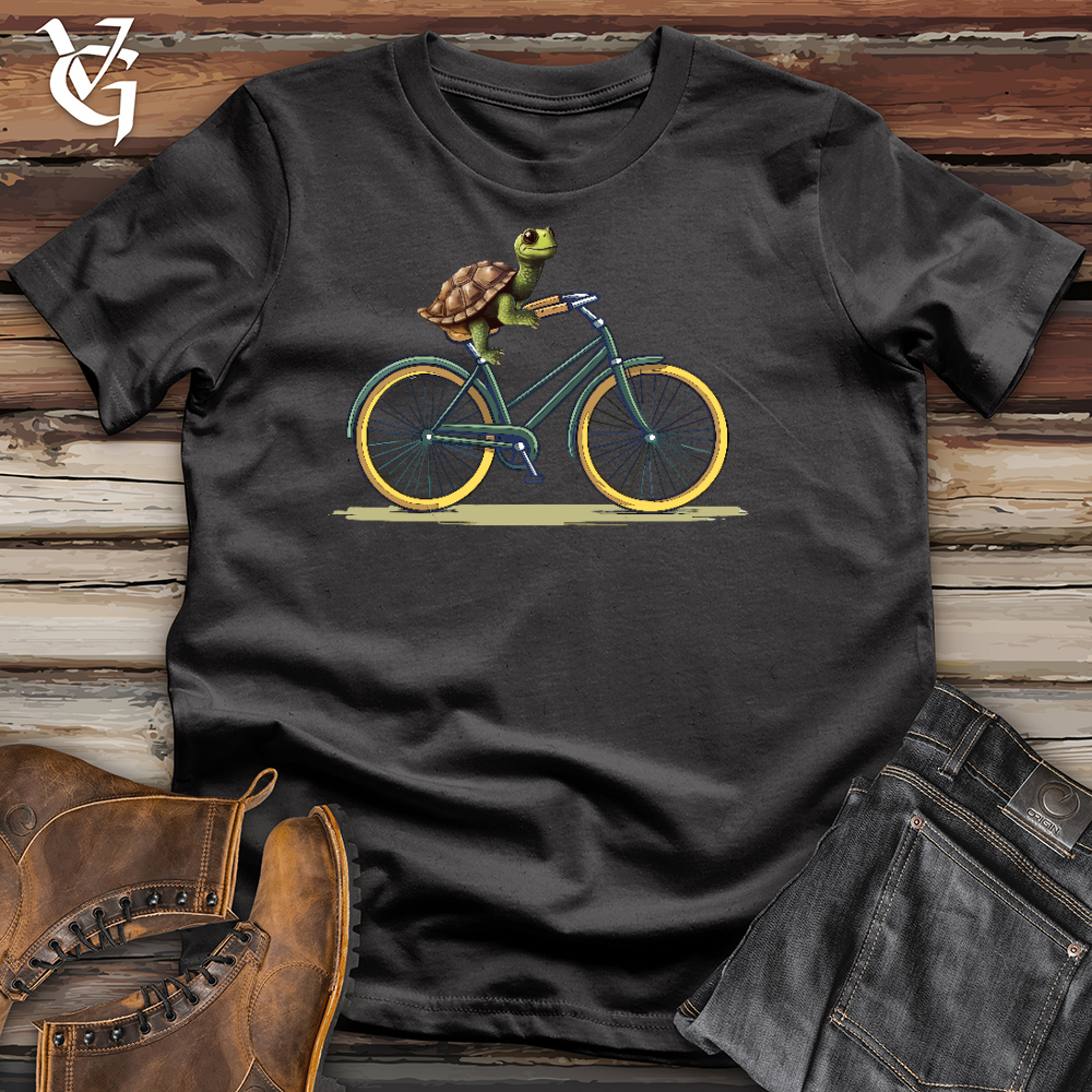 Turtle Cyclist Cotton Tee