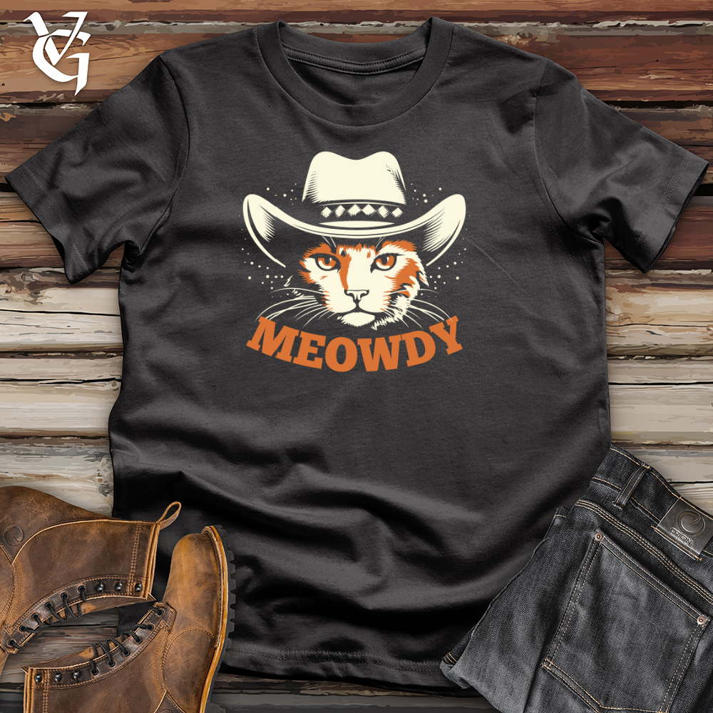 Vintage Cowboy Cat Cotton Tee