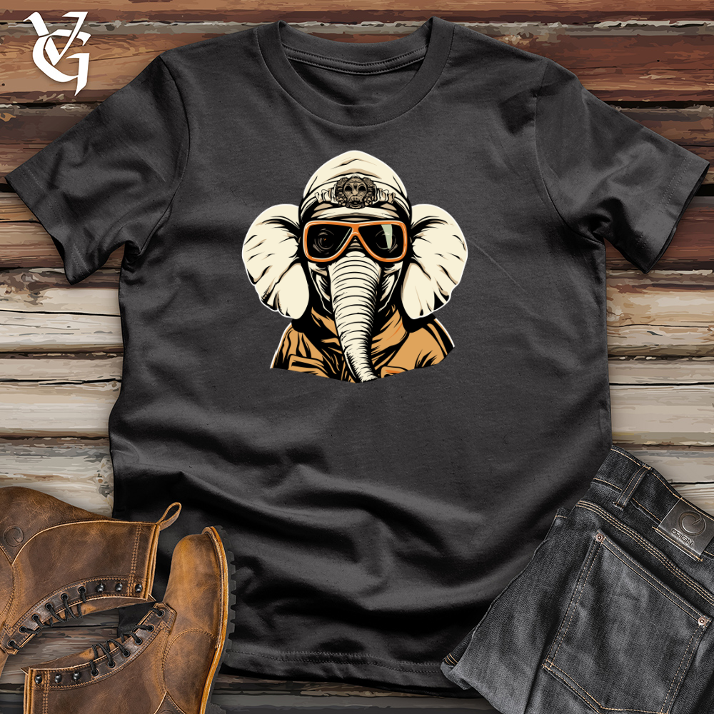 Vintage Ski Masked Elephant Cotton Tee