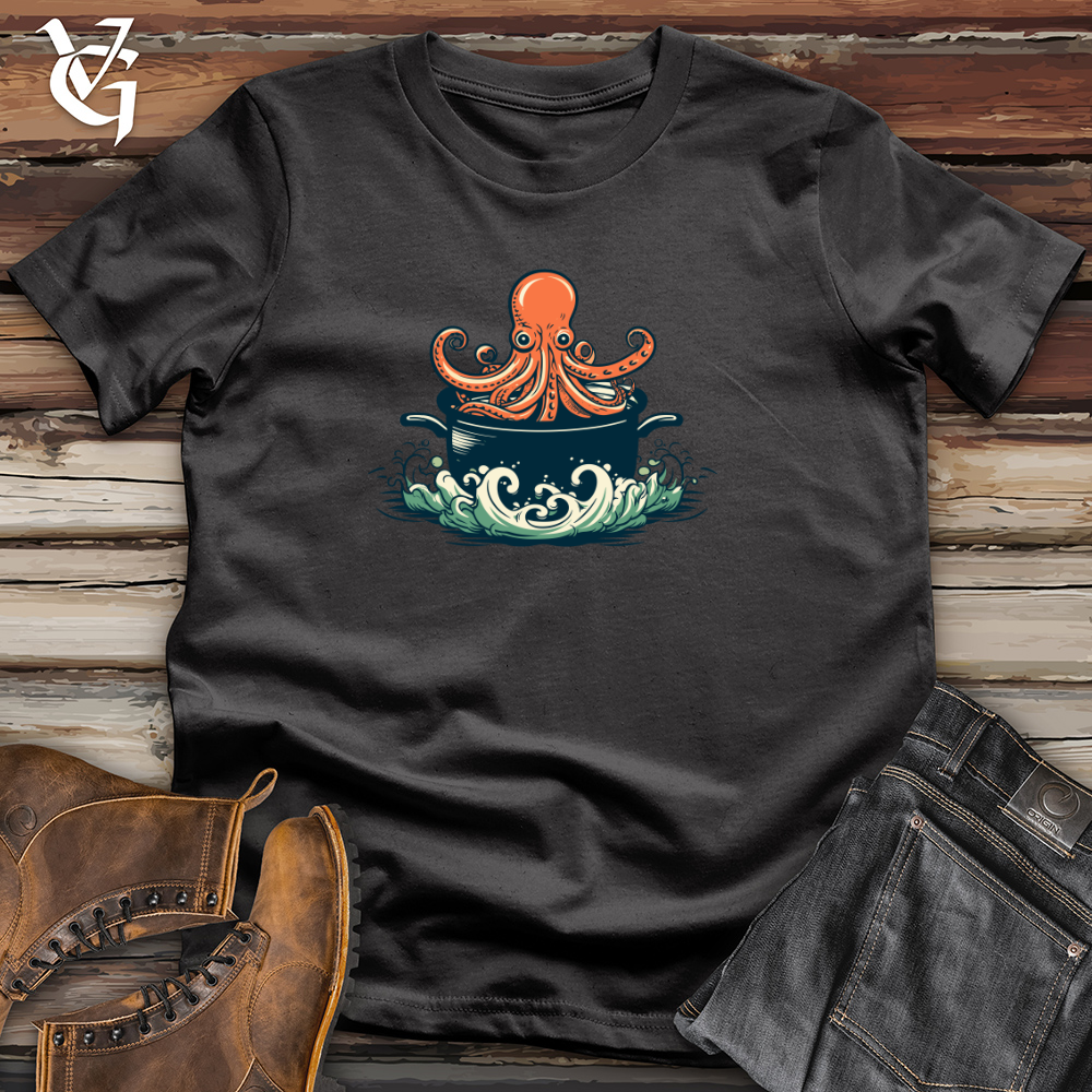 Octopus Soup Chef Cotton Tee
