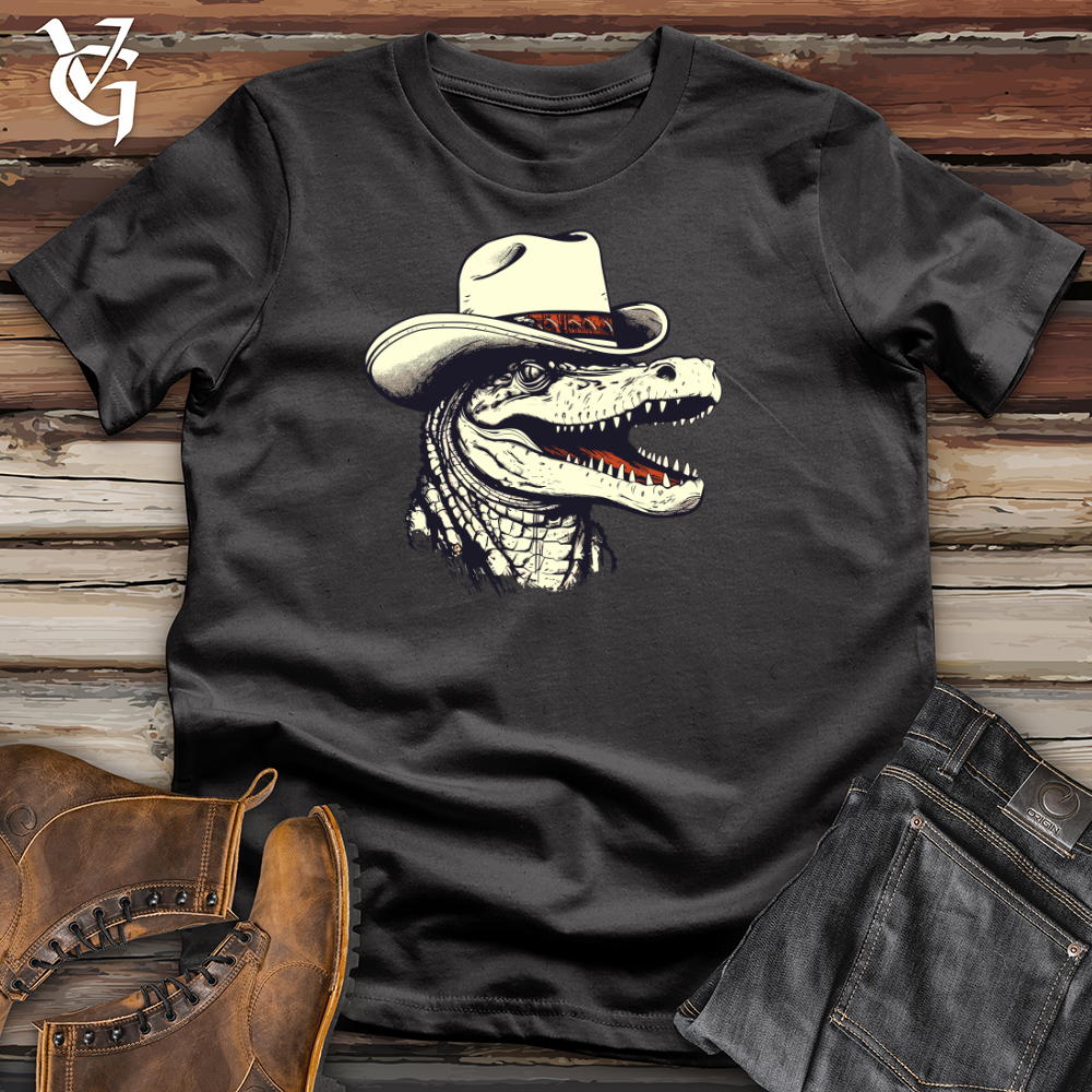 Crocodile Marshland Cowboy Swagger Cotton Tee