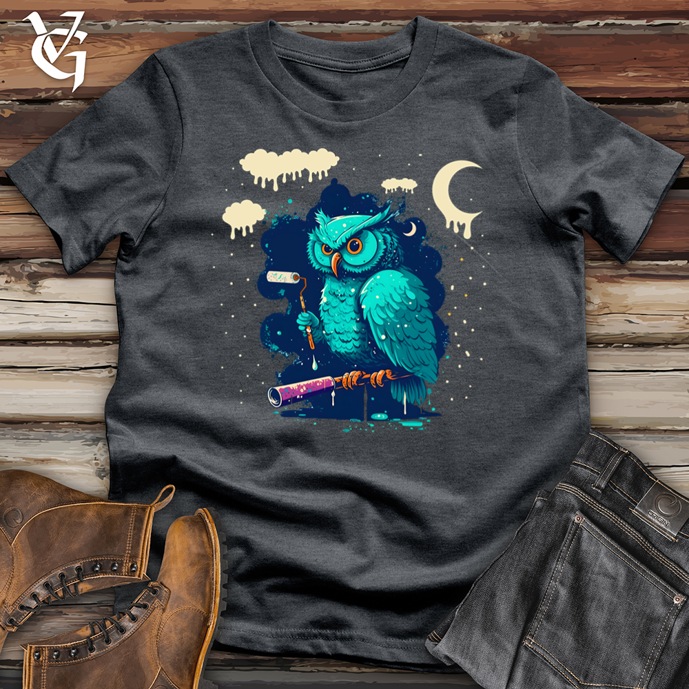 Owl Painter Softstyle Tee