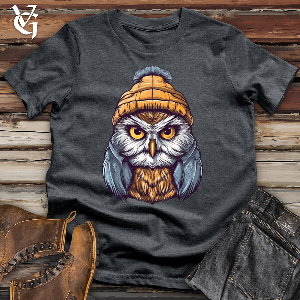 Owl wearing a beanie Softstyle Tee