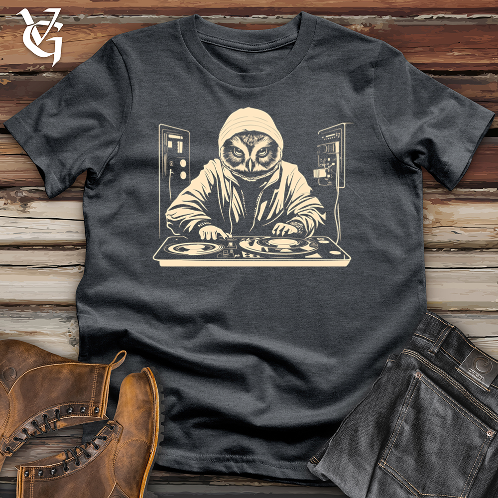 Retro Hootenanny Owl Softstyle Tee