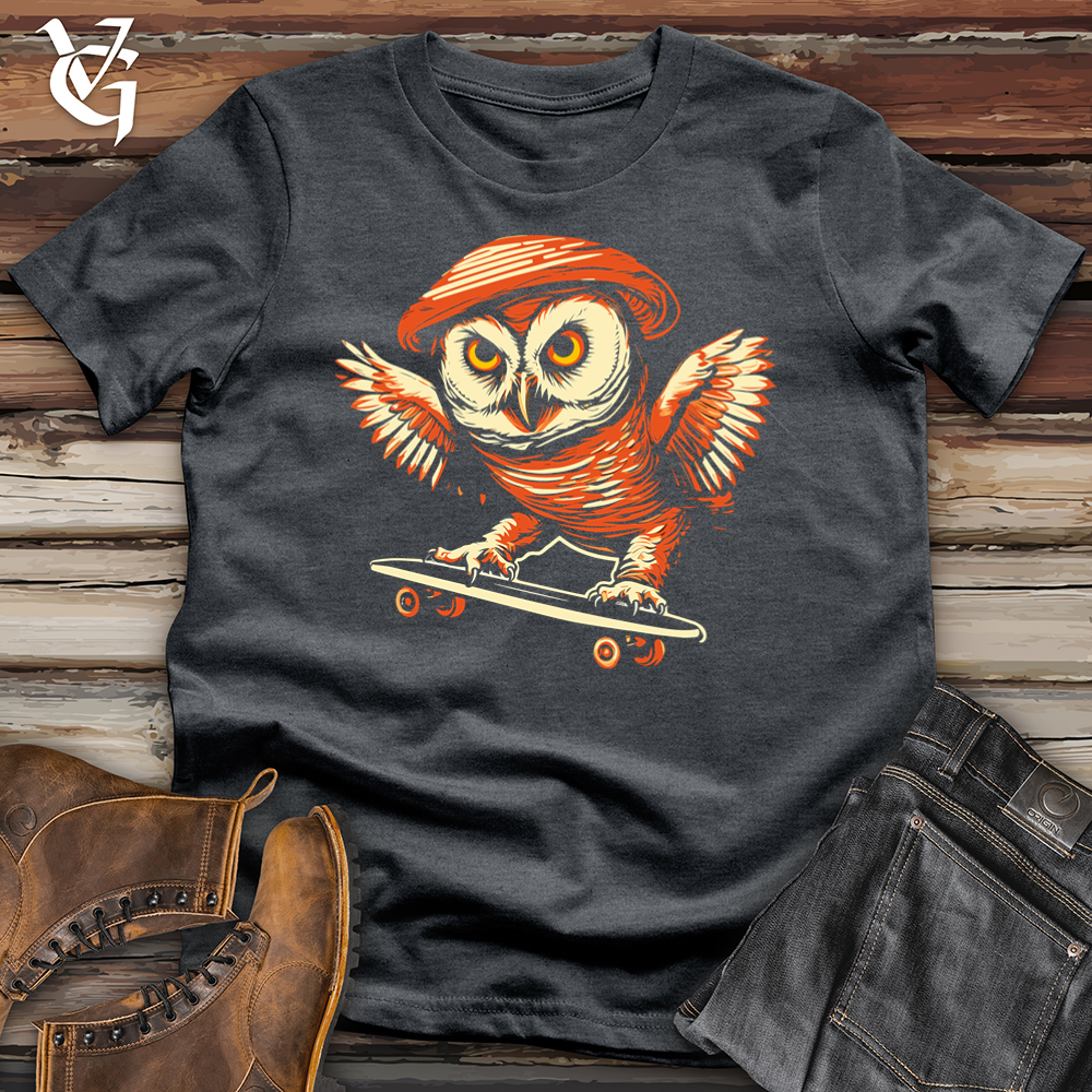 Owl Skate Boarder Softstyle Tee