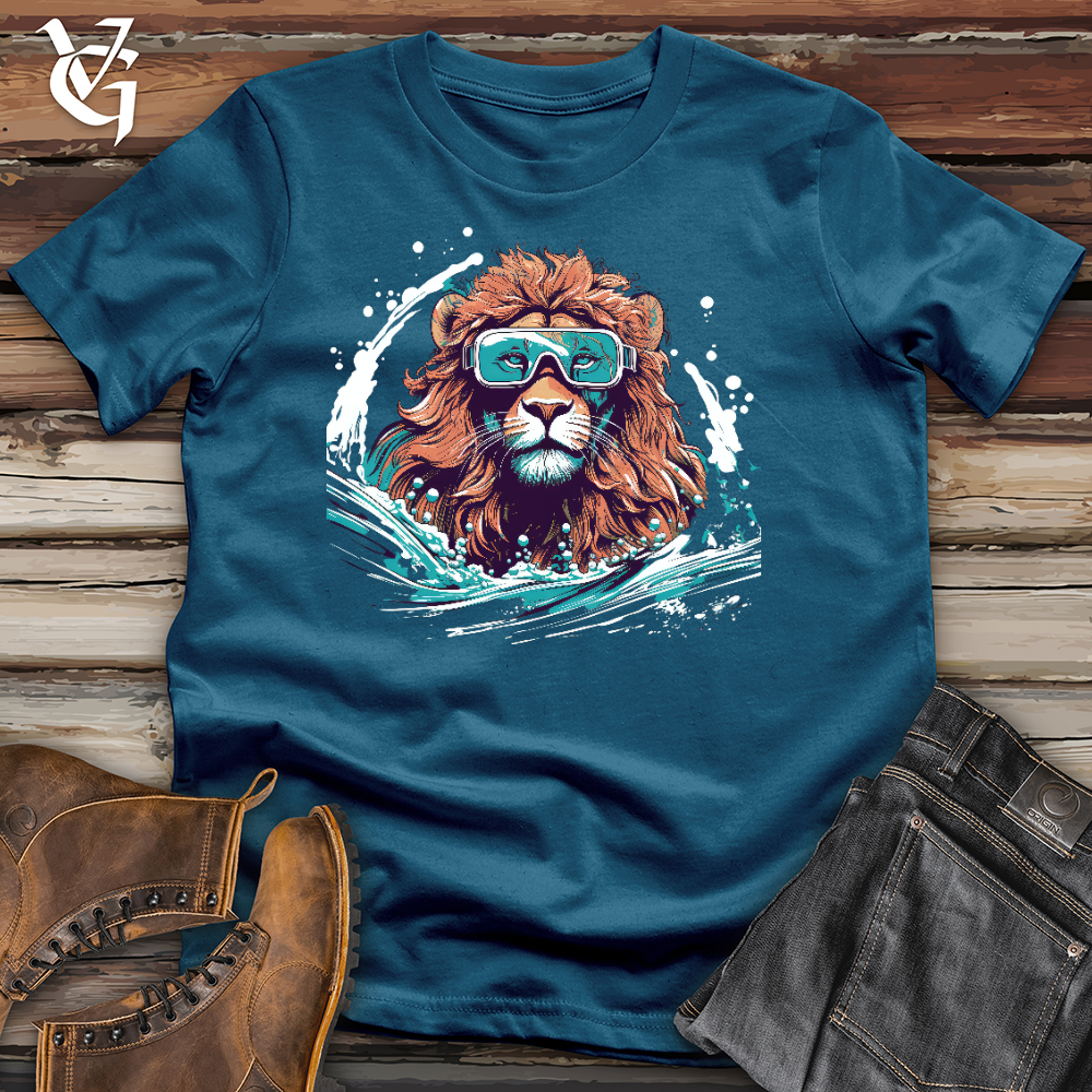 Swimming Lion Cotton Tee