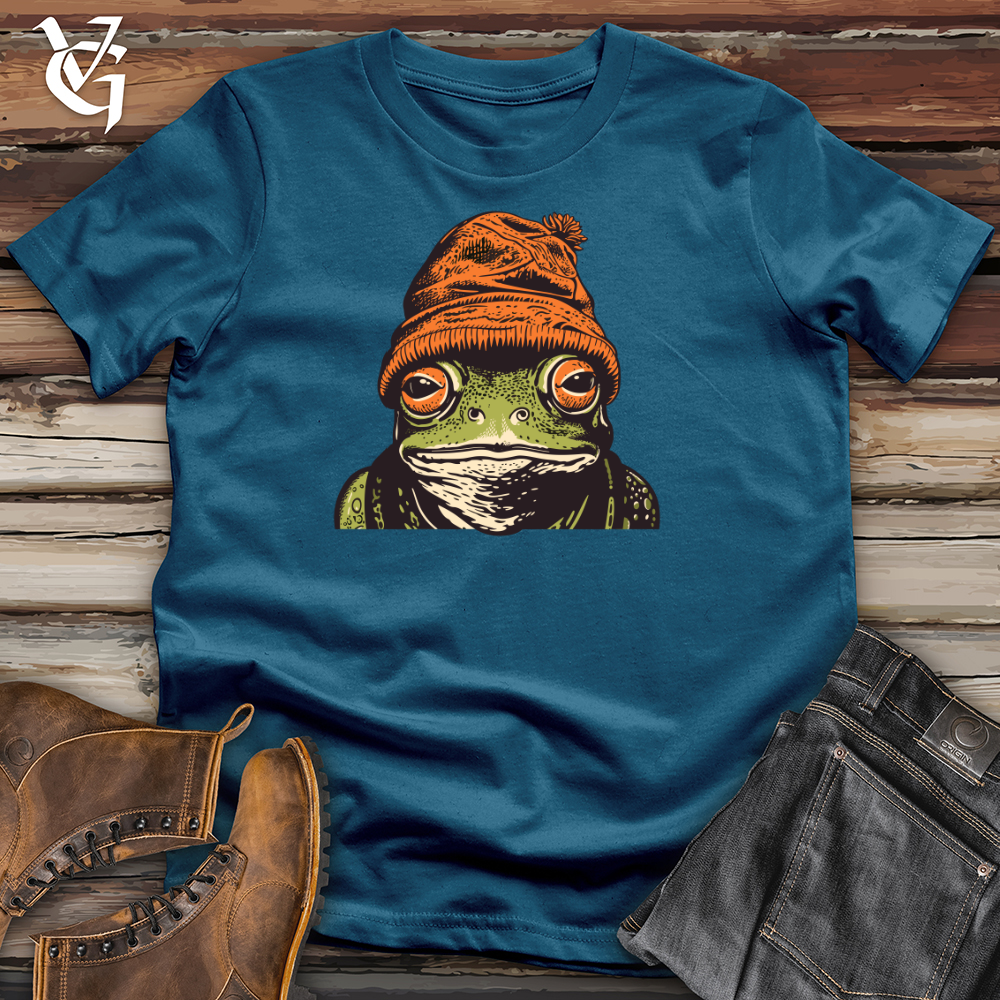 Retro Beanie Frog Cotton Tee