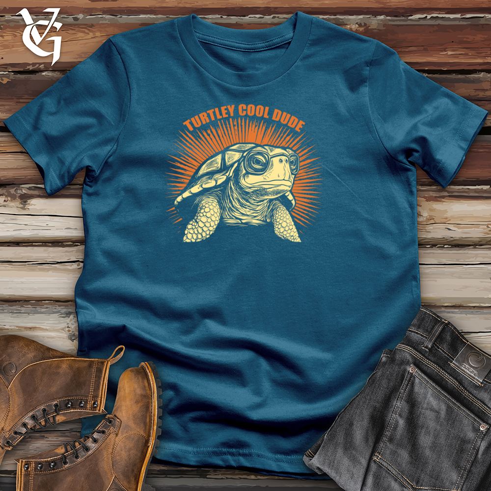 Turtley Cool Dude Cotton Tee