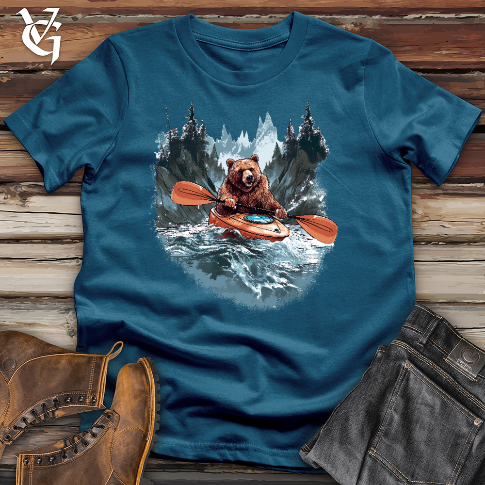 Kayaking Bear Cotton Tee