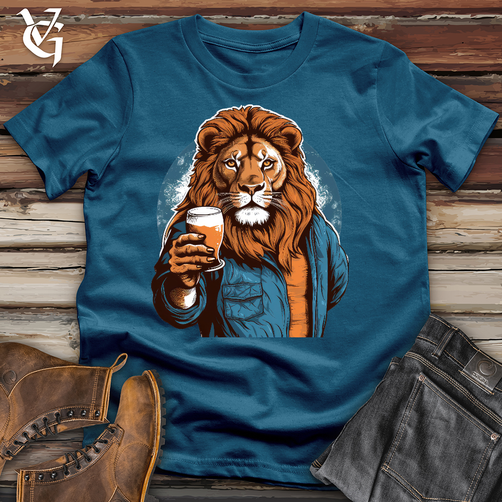 Happy Hour Lion Cotton Tee