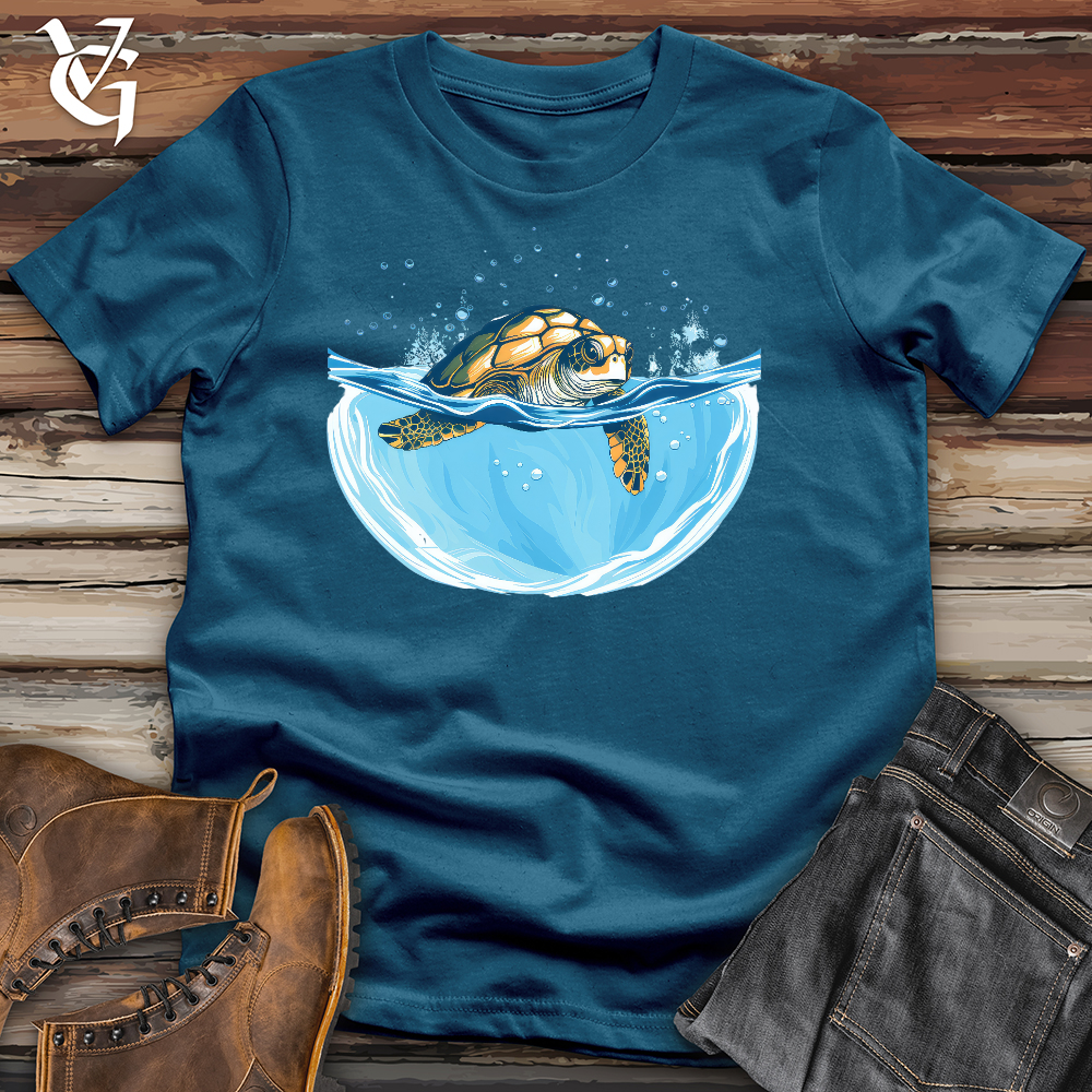 Crystal Clear Turtle Cotton Tee