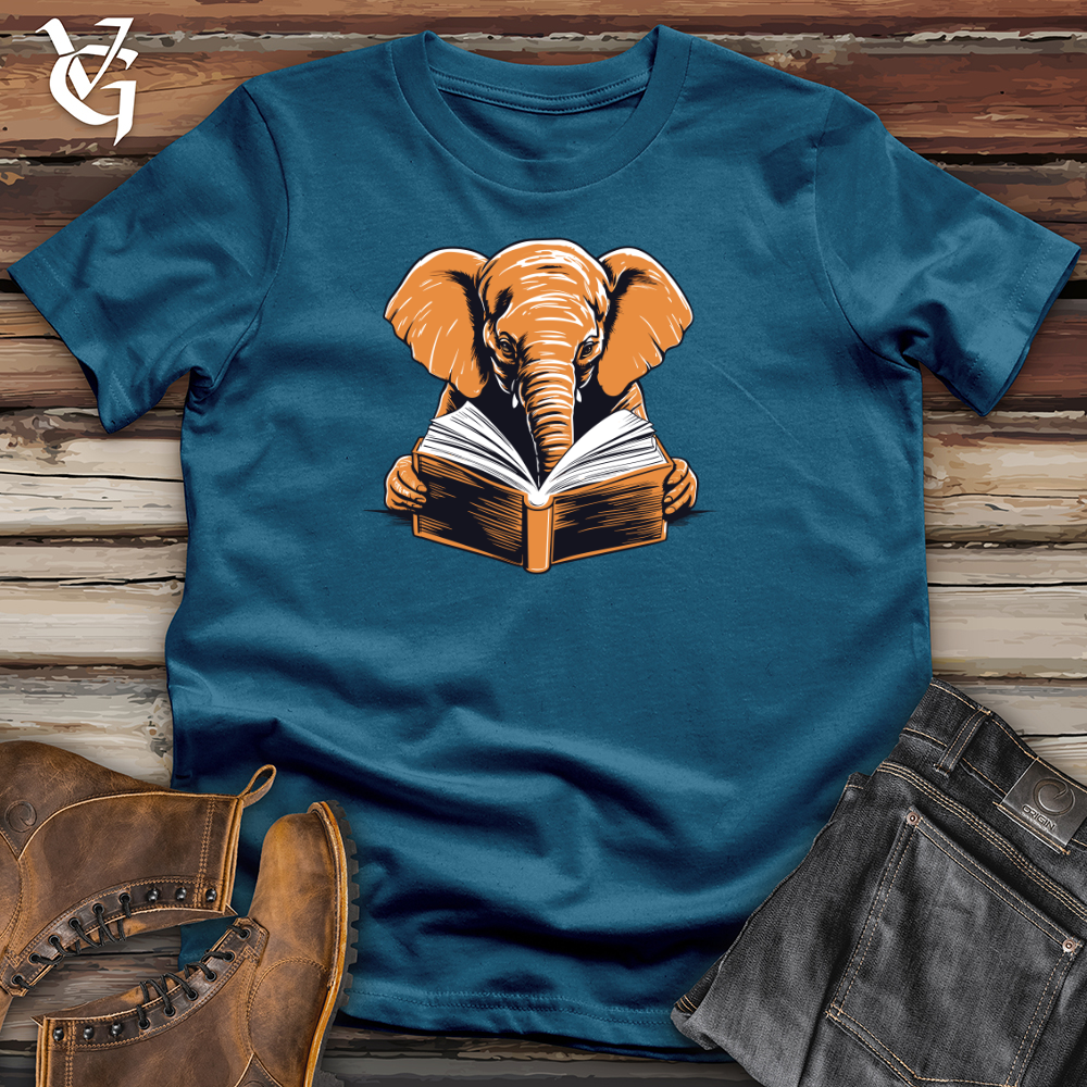 Bookish Pachyderm Cotton Tee
