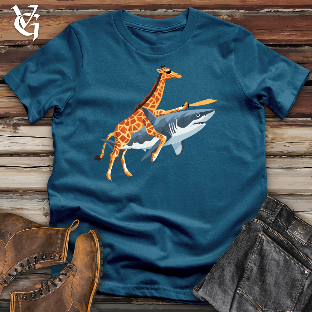 Giraffe Shark Plane Cotton Tee