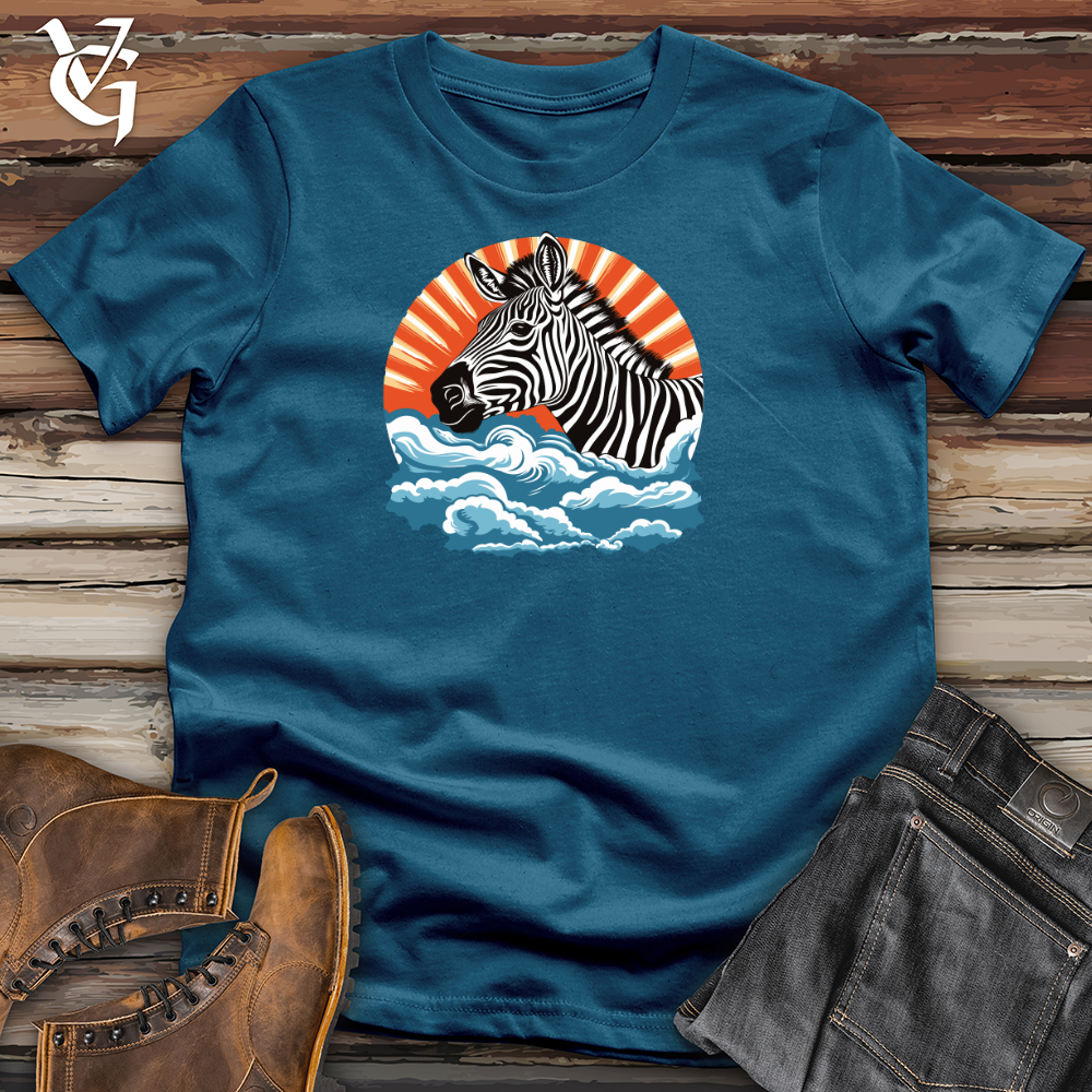 Zebrasky Clouds Cotton Tee