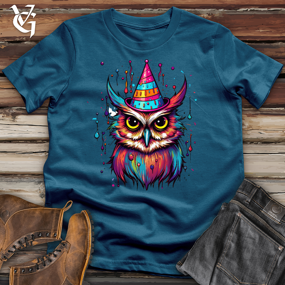 Birthday Party Owl Cotton Tee
