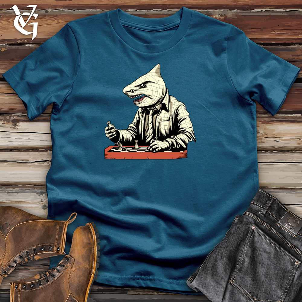 Strategic Shark Moves Cotton Tee