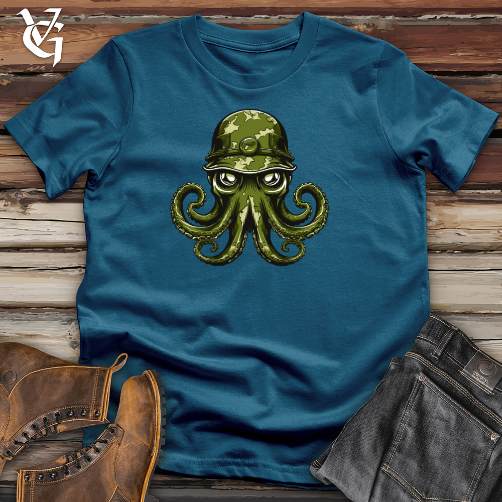 Octopus Commando Helmeted Brigade Cotton Tee