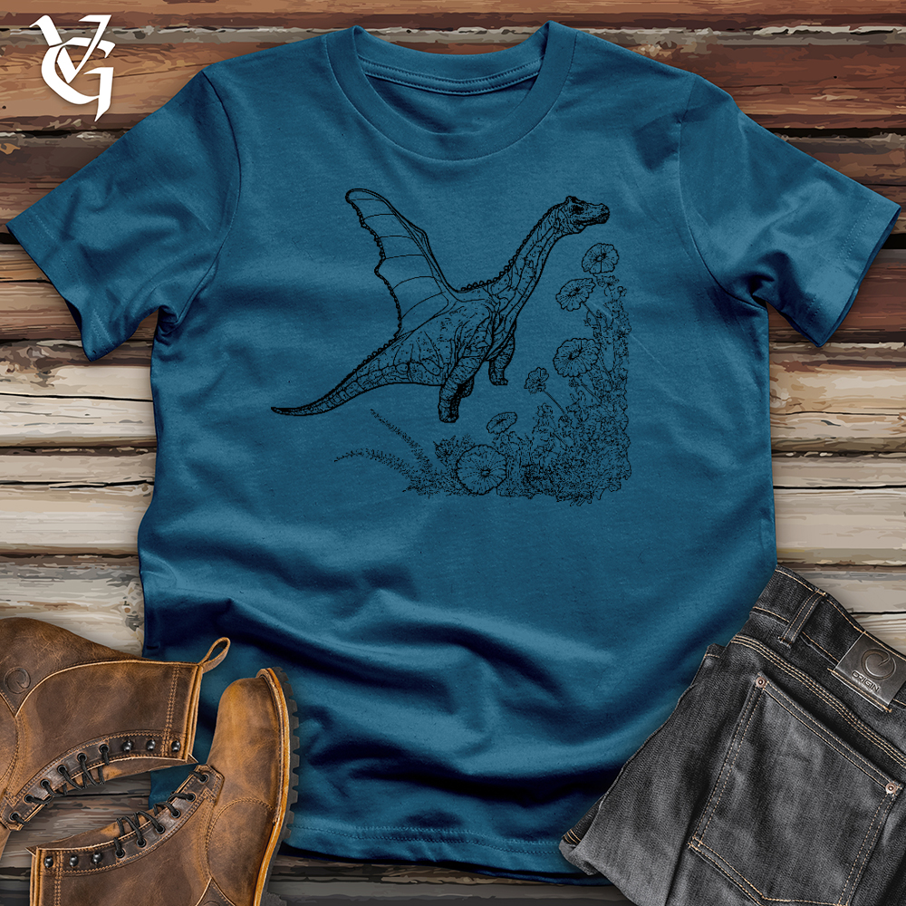 Brachiosaurus Butterfly Cotton Tee