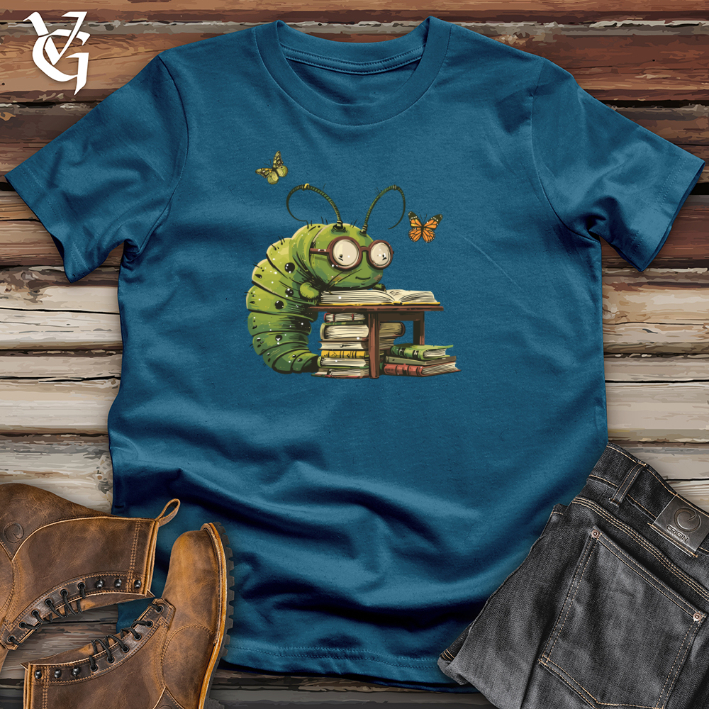 Caterpillar Bookworm Bliss Cotton Tee