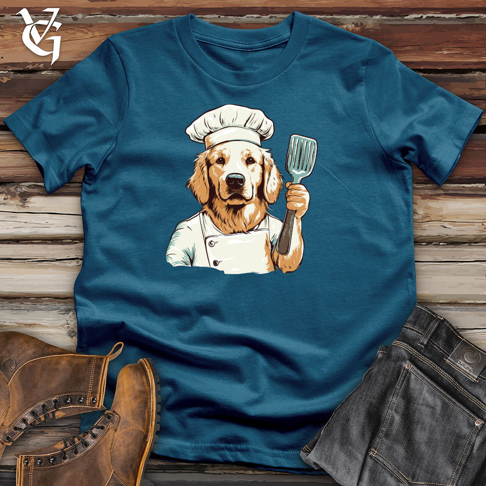 Chef Paw's Golden Retriever Cotton Tee