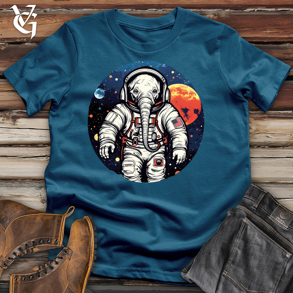 Elephant Astronaut Cotton Tee