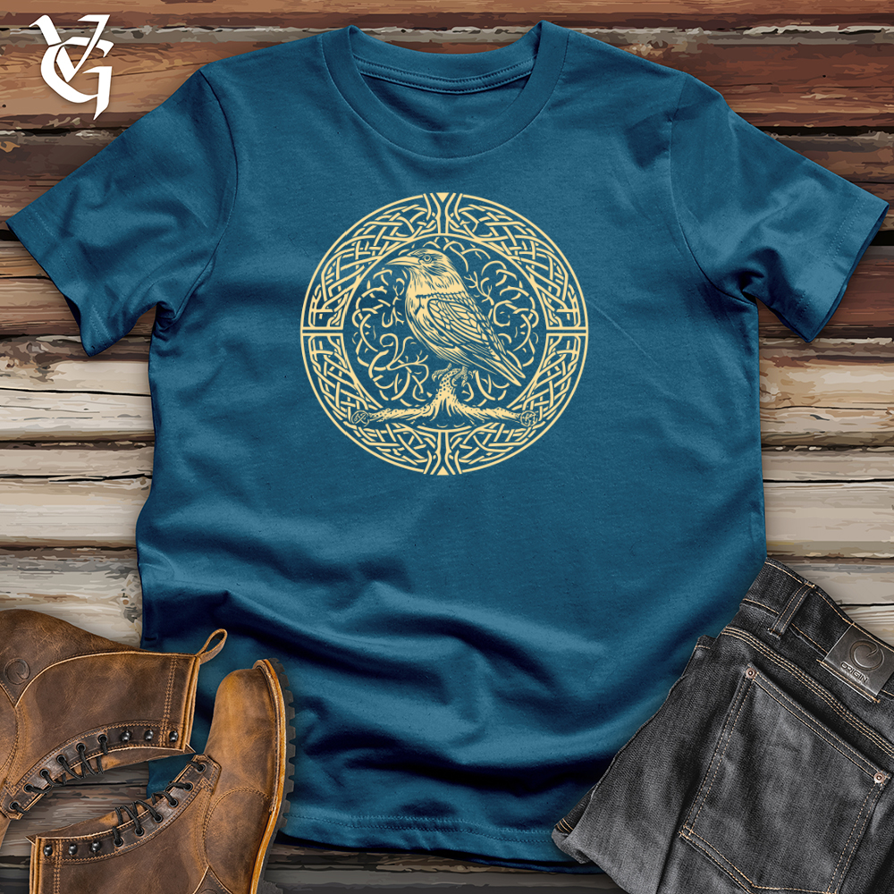 Celtic Bird Emblem Cotton Tee