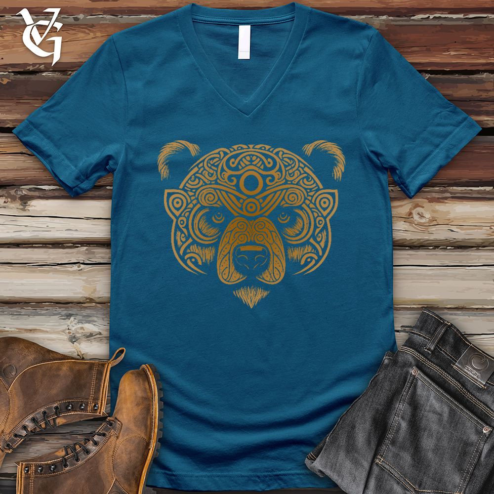 Golden Cub V- Neck Tee