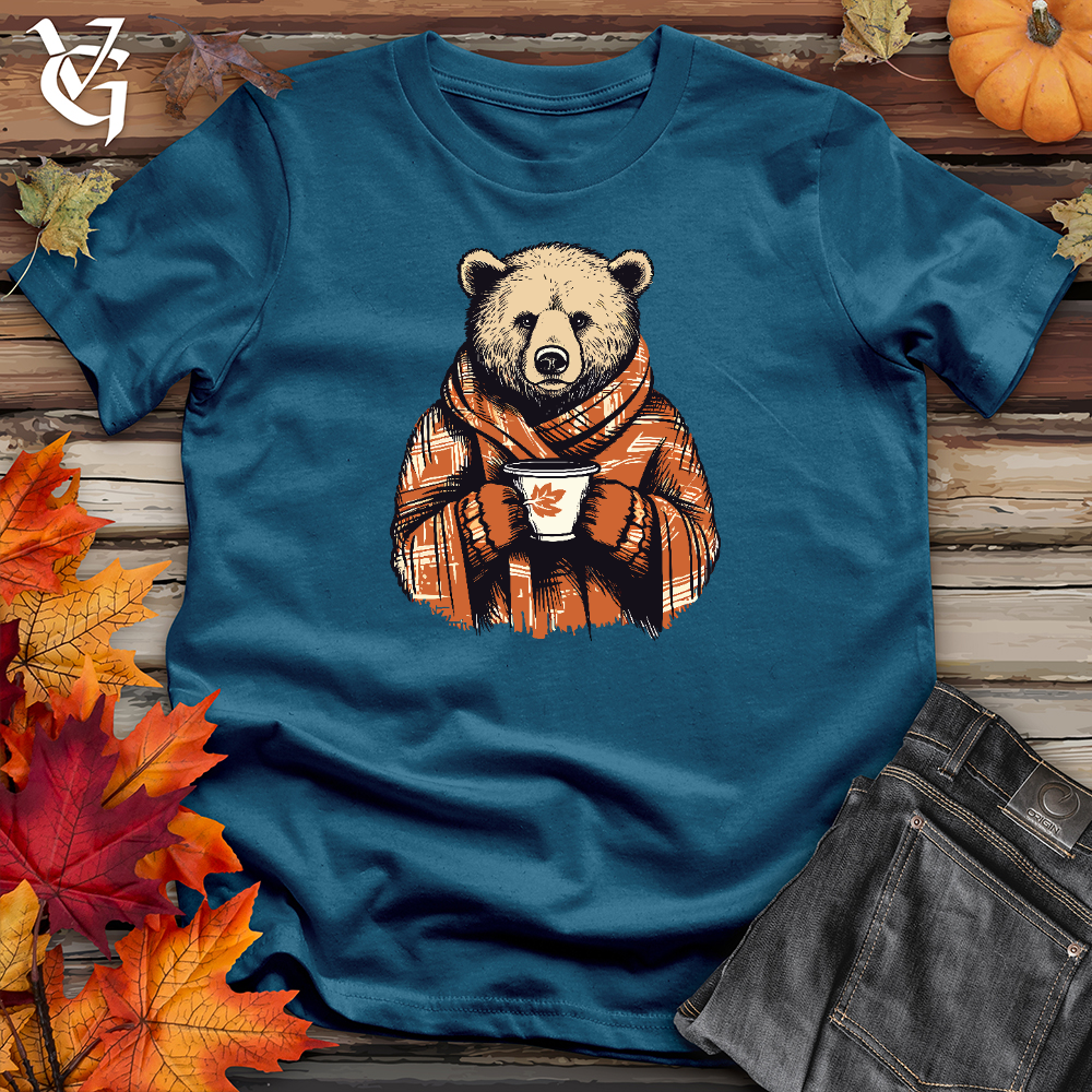 Cozy Cider Bear Cotton Tee