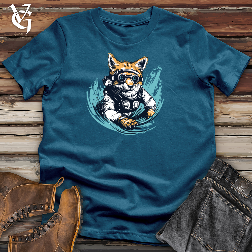 Retro Dive Fox Cotton Tee