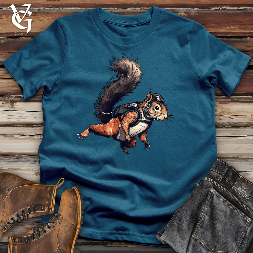 Skydiving Squirrel Cotton Tee