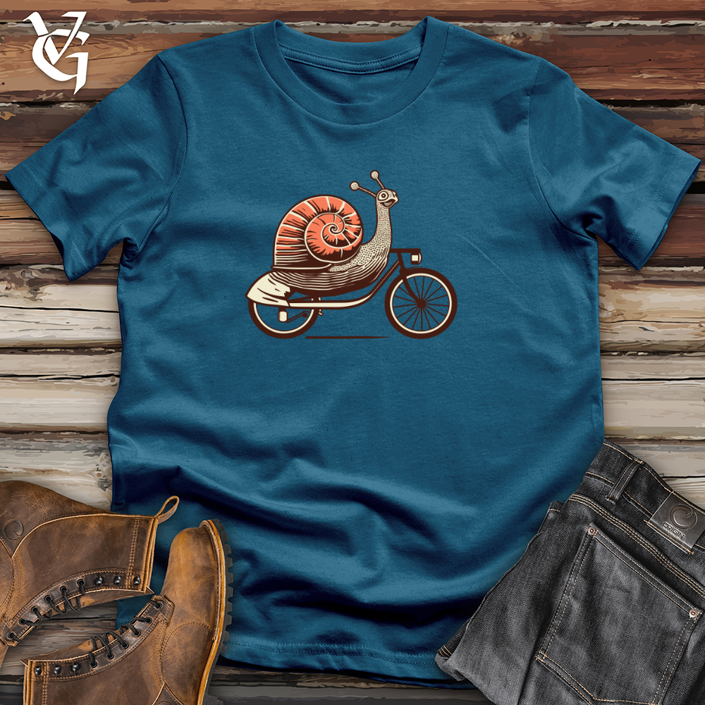 Pedal Powered Escargot Cotton Tee