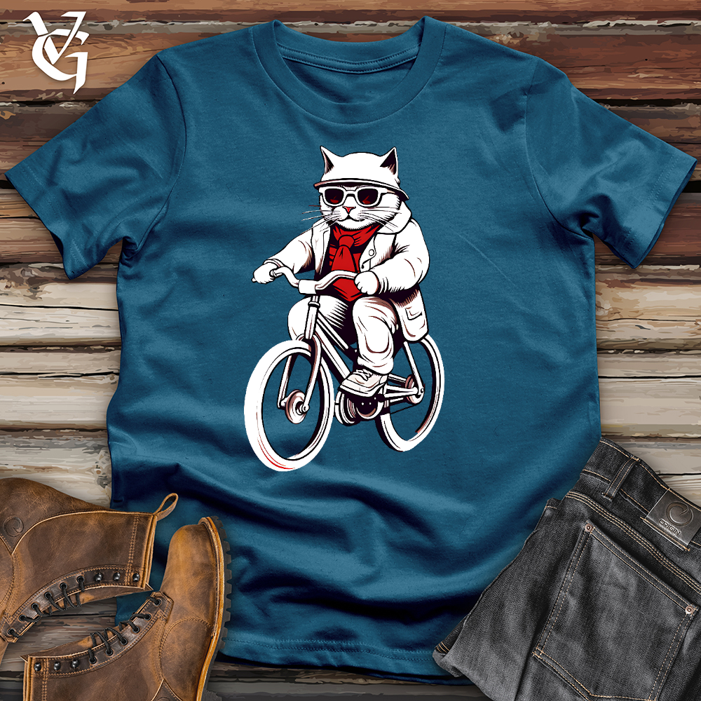 Cat Cycle Cotton Tee