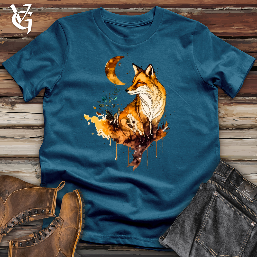 Fox Watercolor Cotton Tee