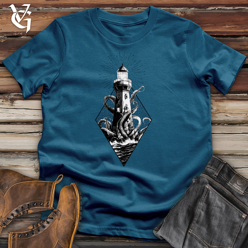 Octopus vs. Lighthouse Cotton Tee