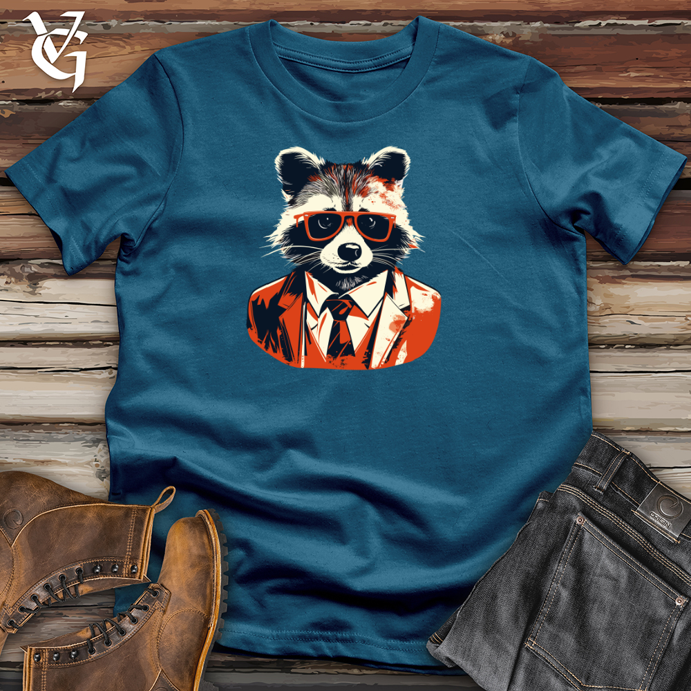 Vintage Dapper Raccoon Cotton Tee