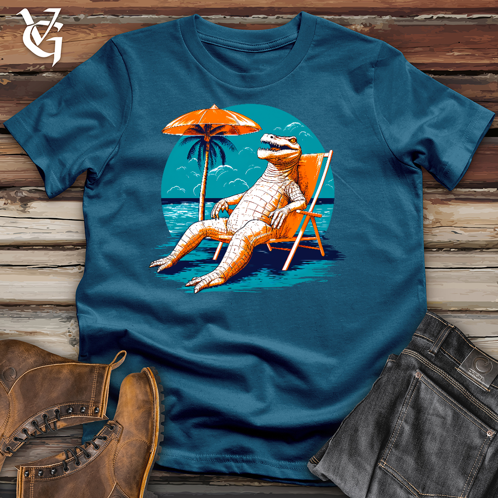 Chillin Crocodile Cotton Tee