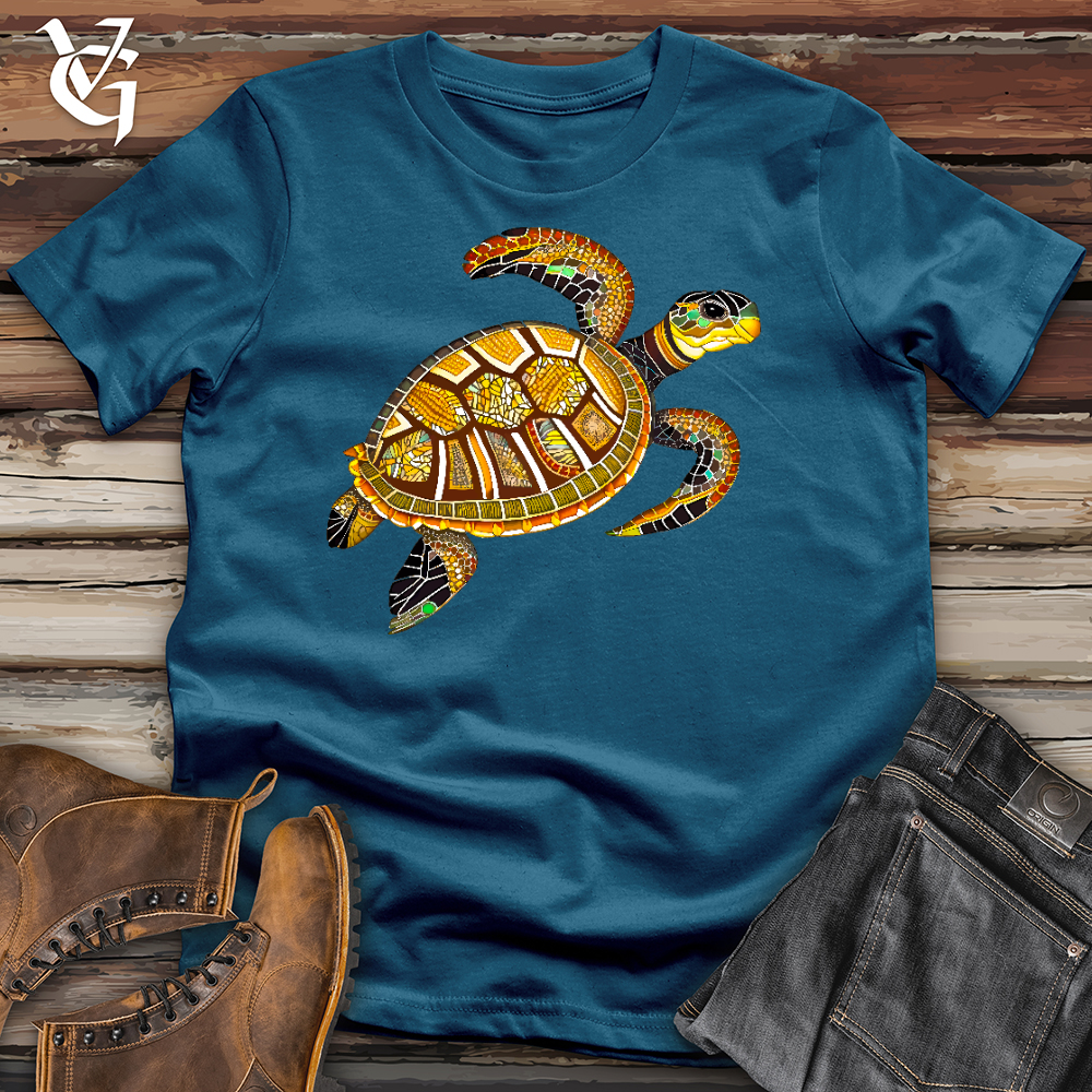 Sea Glass Turtle Cotton Tee