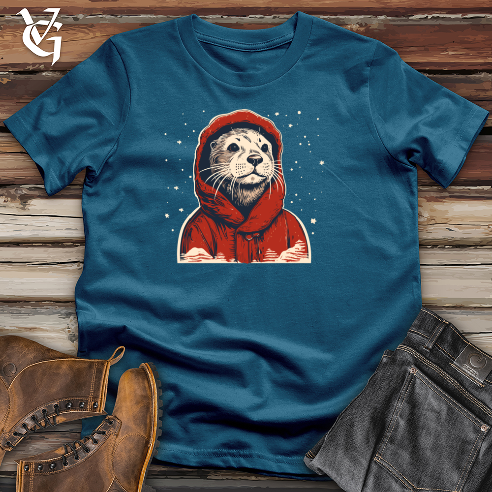 Retro Cozy Otter Cotton Tee