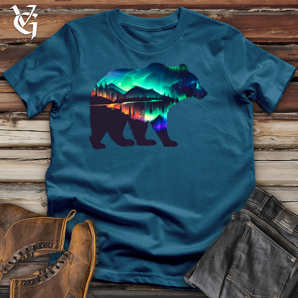 Northern Lights Bear Cotton Tee