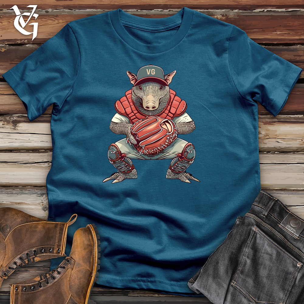 Armadillo Catcher's Stance Cotton Tee