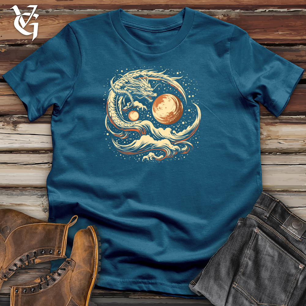 Cosmic Dragon Sky Navigator Cotton Tee