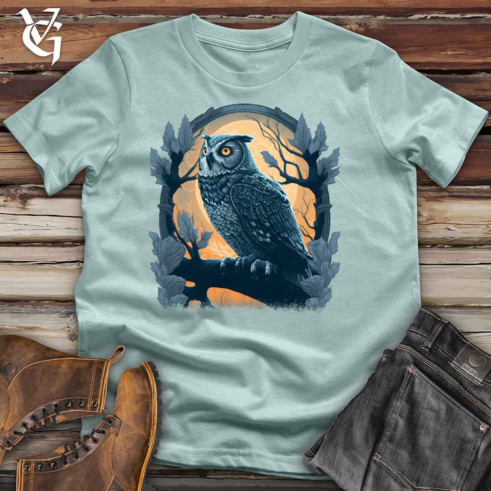 Owl Branch Cotton Tee