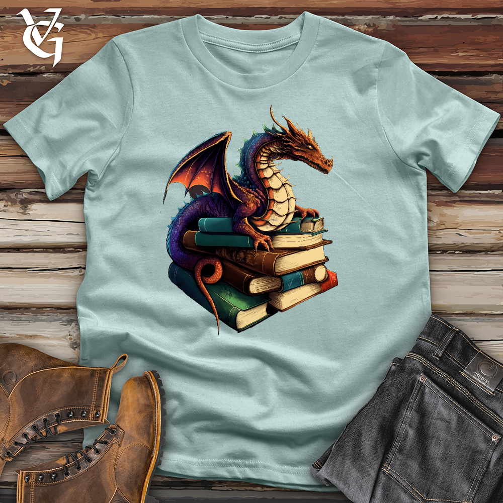 Dragon Book Hoarder Cotton Tee