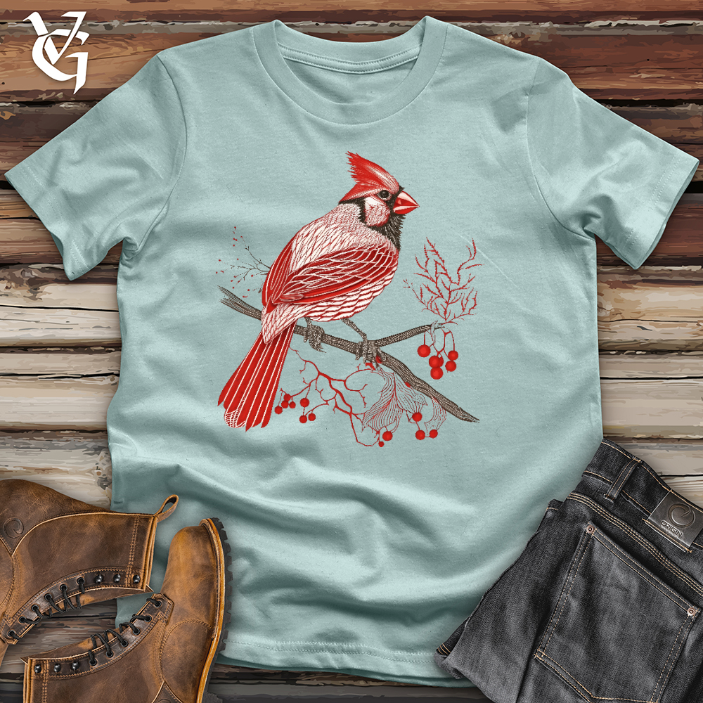 Lacy Cardinal Cotton Tee
