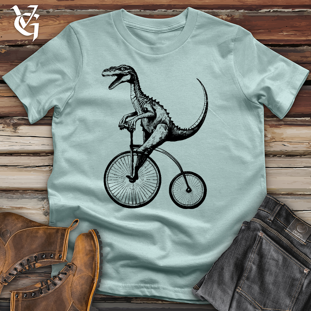 Dinosaur Cyclist Cotton Tee