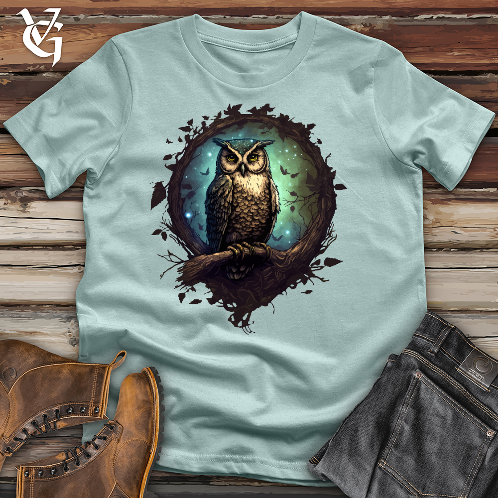 Owl Cosmic Dust Cotton Tee