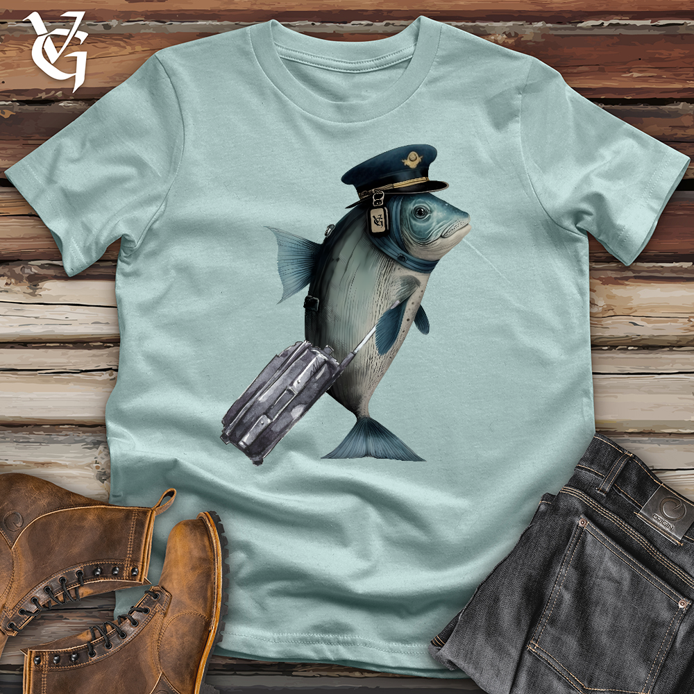 Fish Pilot Cotton Tee