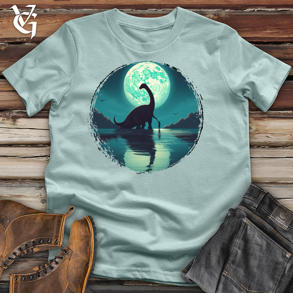 Dino Under The Moon Cotton Tee